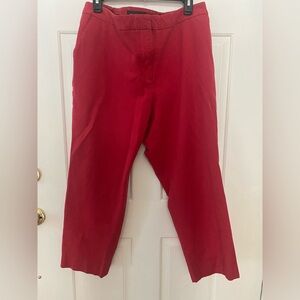 Talbots Bold Red Trousers